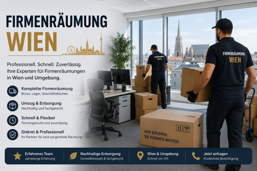 Firmenräumung Wien